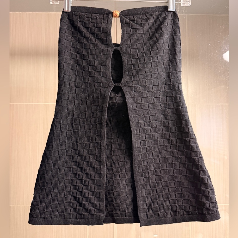 Runaway The Label Black Knit Tube Top